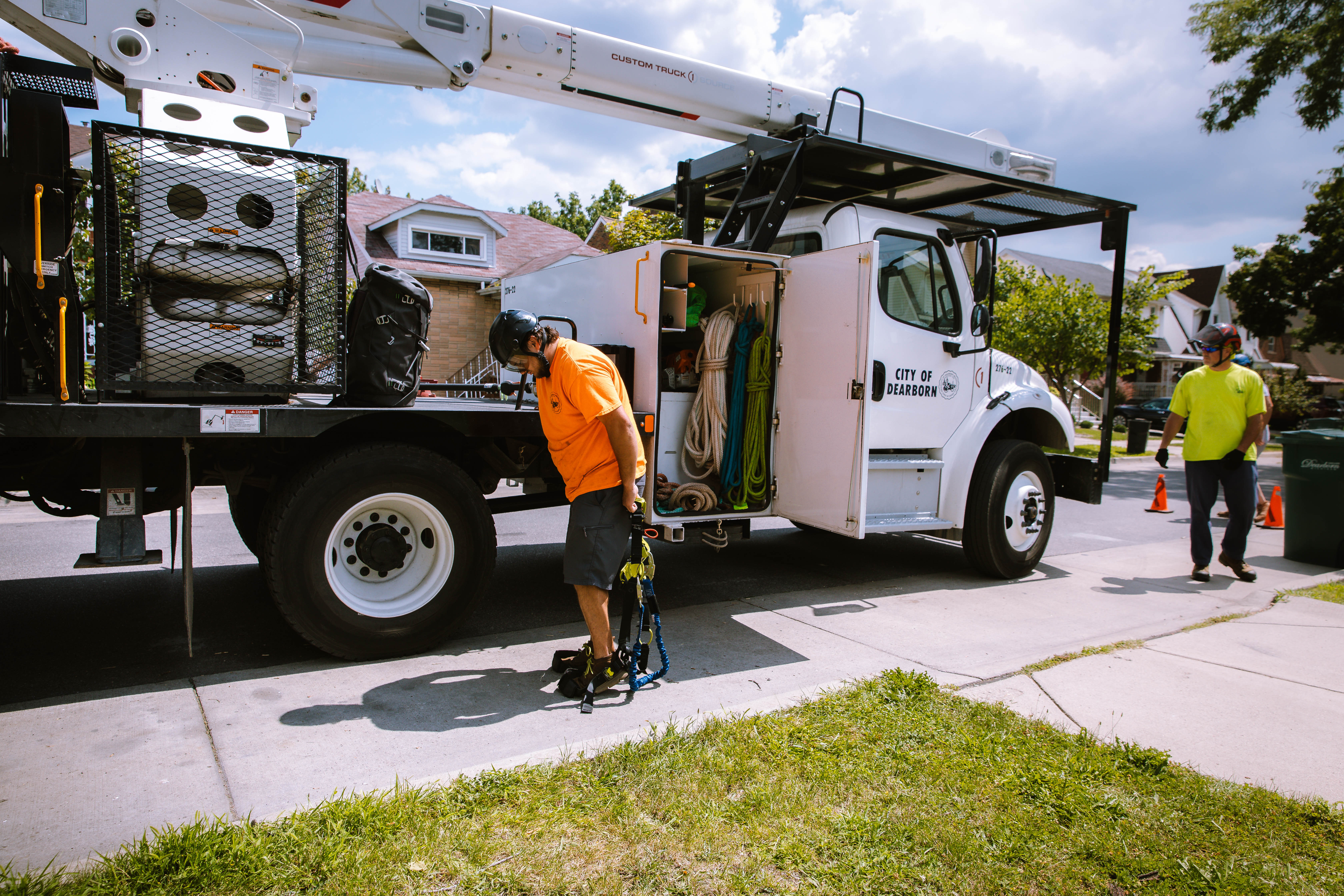 City Crews with City truck