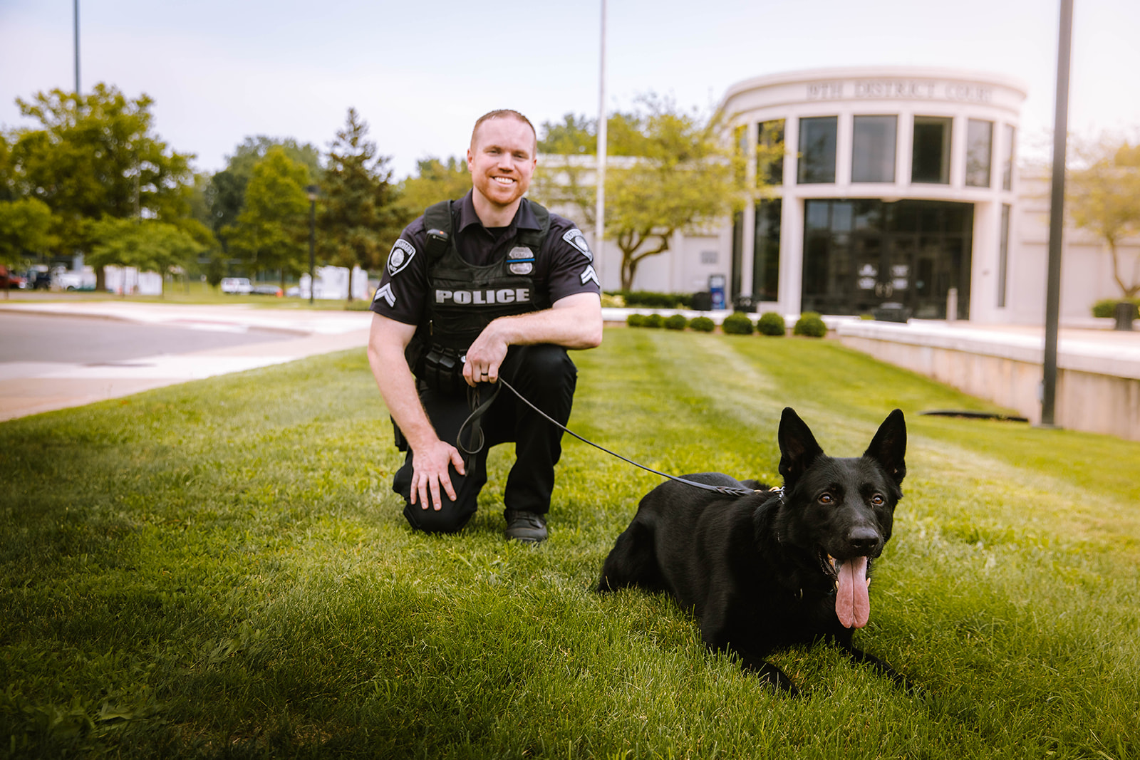 PD: K9 team, horizontal photo