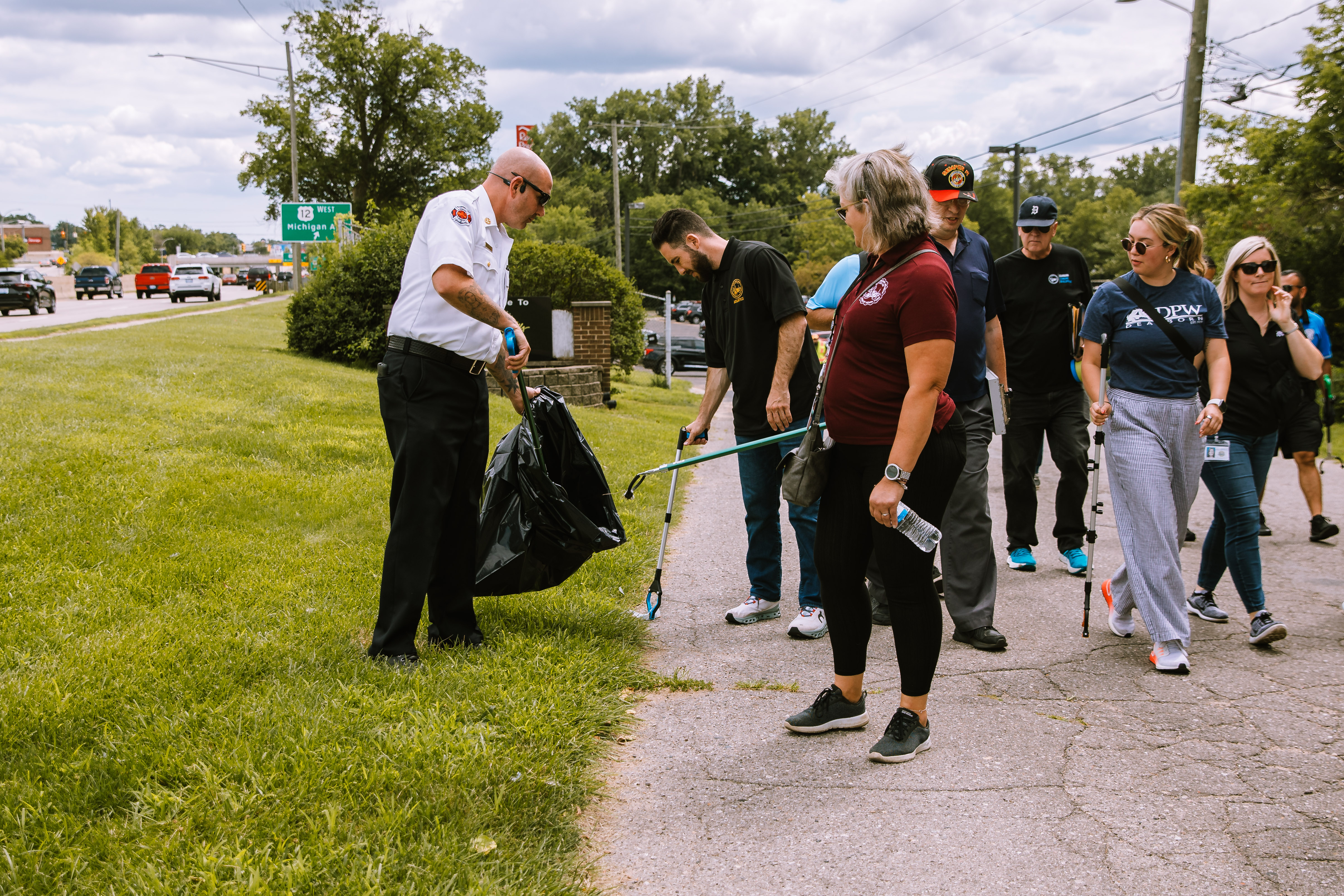 Community walk in Dearborn 