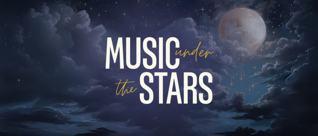 Music Under the Stars Banner