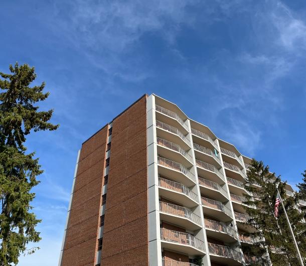 A photo of the exterior of Sisson Manor